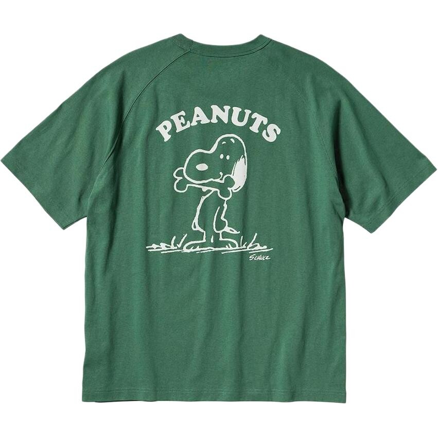 

Футболка ко-брендовой серии X PEANUTS, унисекс, бирюзового цвета Uniqlo, бирюзовый