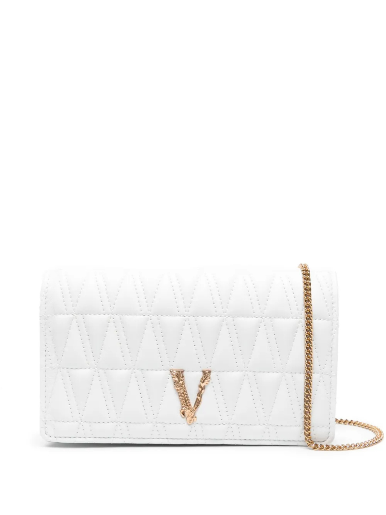 

Versace сумка через плечо Virtus с логотипом, белый