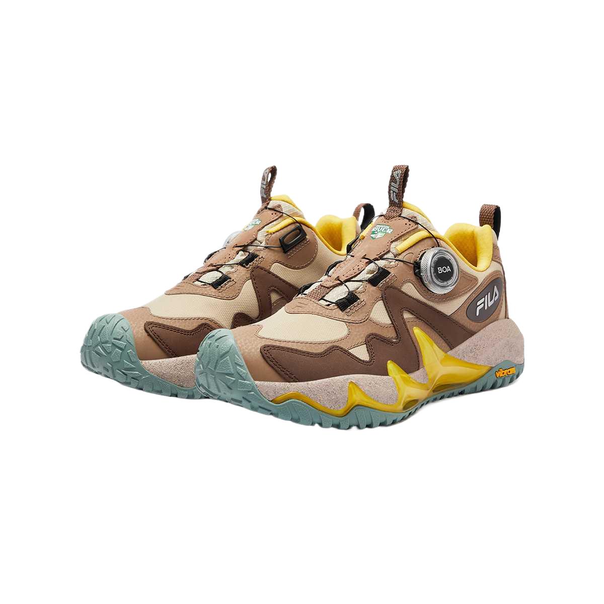 FILA KIDS Низкие детские повседневные кроссовки Mocha Chocolate Brown — фото 4