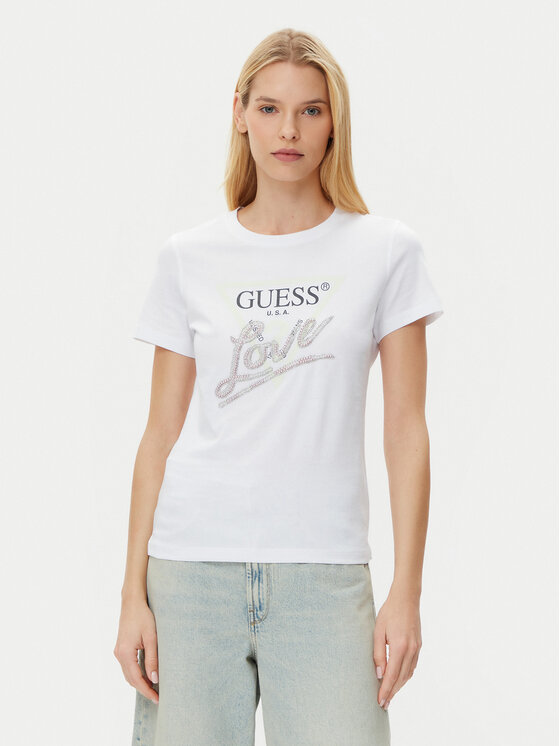 

Футболка обычного кроя W5GI05 I3Z14 Guess, белый
