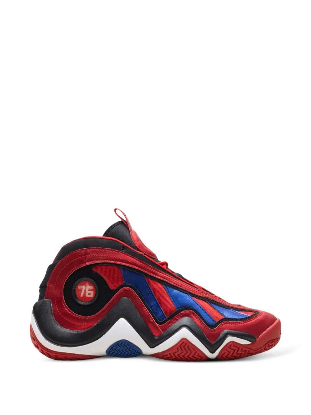Кроссовки Crazy 97 на шнуровке Adidas, красный