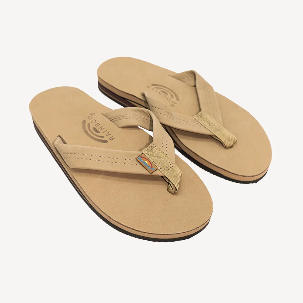 Мужские коричневые сандалии Double Layer Sierra Brown от Rainbow Sandals
