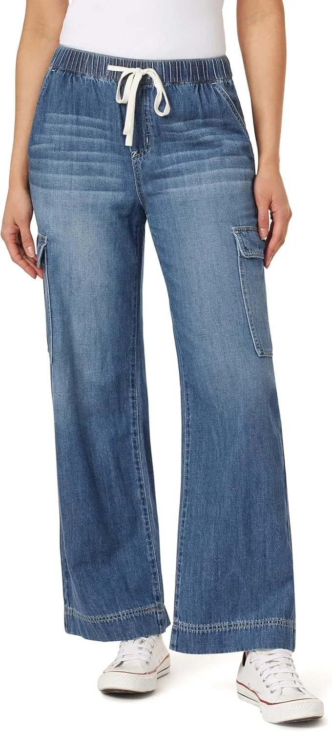 

Женские джинсы WallFlower Tomboy Relaxed Cargo Mid-Rise Insta Stretch