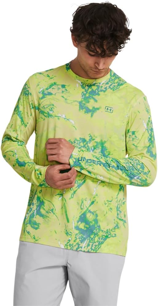 

Under Armour мужская футболка Iso-chill Shorebreak Camo с длинным рукавом, (727) Sonic Yellow/Coastal Teal/Coastal Teal