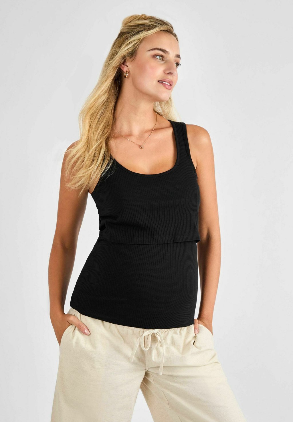 

Топ MATERNITY FIT NURSING JoJo Maman Bébé, черный