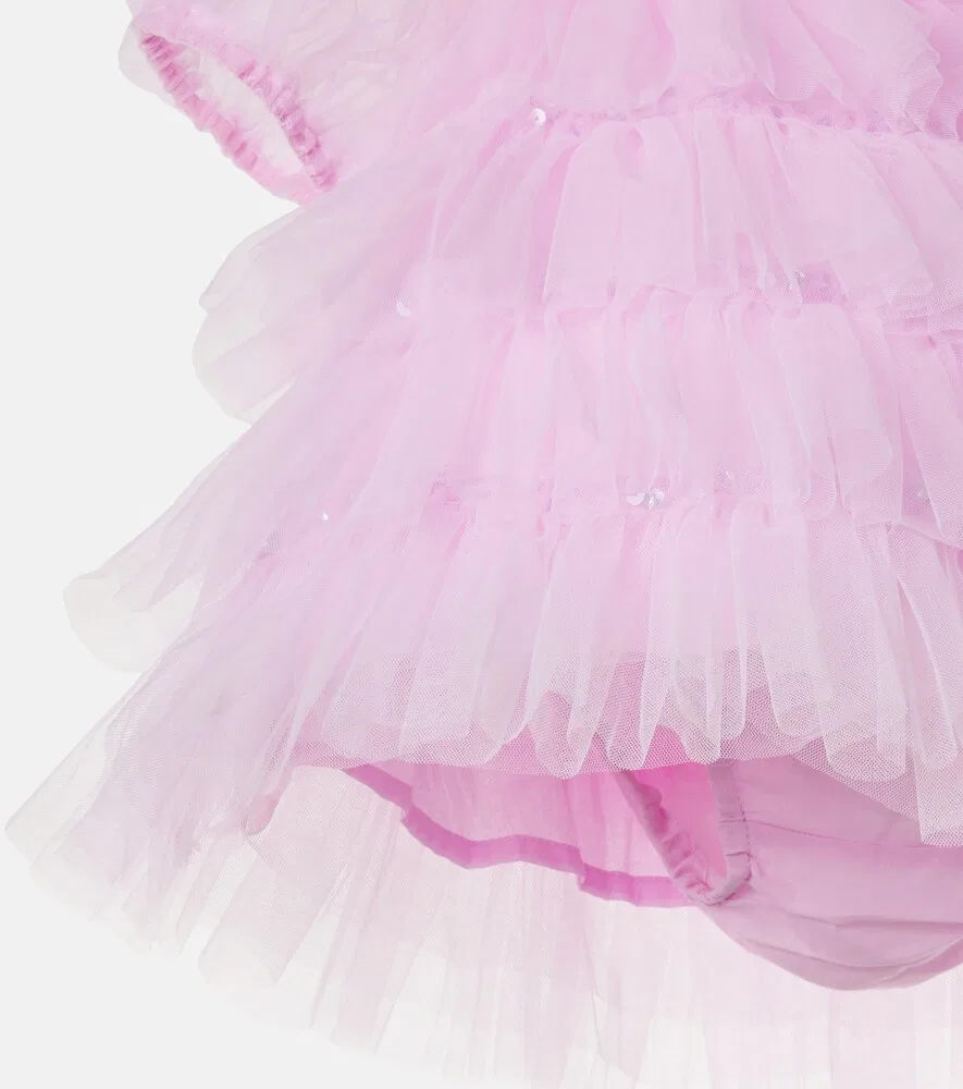 Комплект Baby Love Parade: платье и панталонки Tutu Du Monde, розовый — фото 4