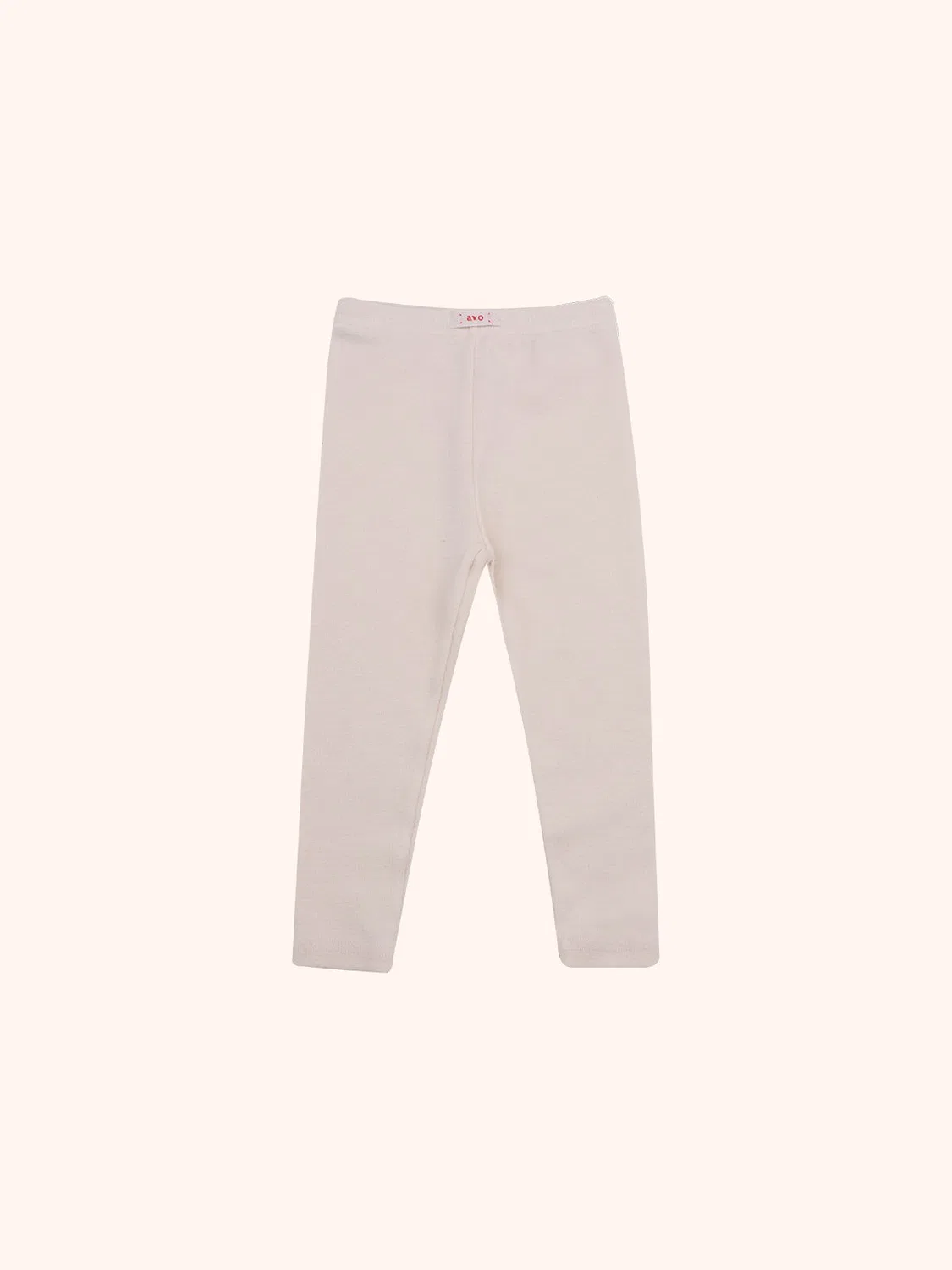 Детские домашние брюки Soft Stretch кремового цвета от Avo — фото 2