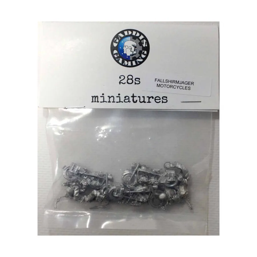 

Мотоциклы и экипаж GP Fallshirmjager, WWII Miniatures - Germany - Paratroopers - Infantry (28mm)