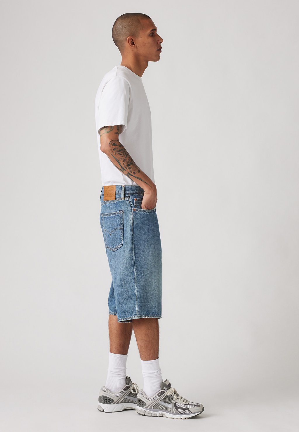 Джинсовые шорты 478 BAGGY Levi's, деним — фото 4
