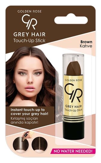 

Палочка для волос для корней 05 Коричневый, 5,2 г Golden Rose, Grey Hair Touch-Up Stick