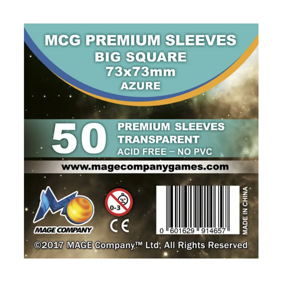 

Большие квадратные рукава (10 упаковок по 50 шт.), MCG Premium Card Sleeves