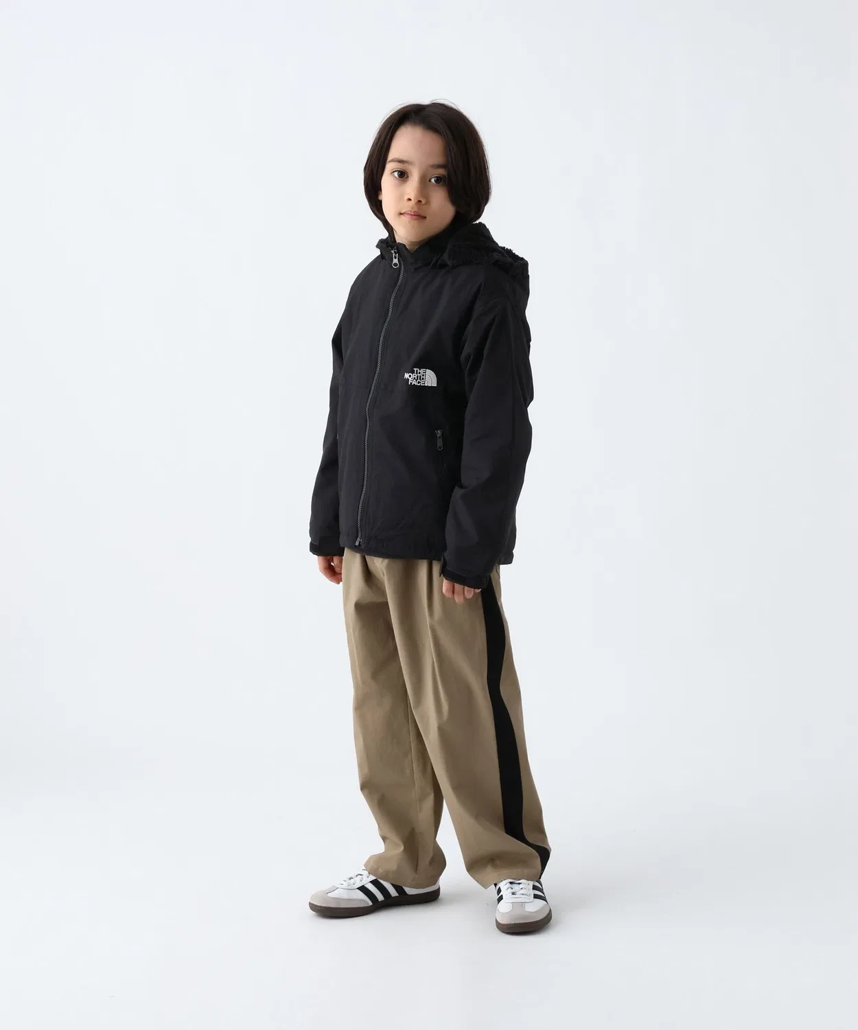 Куртка детская THE NORTH FACE Compact Nomad с капюшоном, розовая — фото 3