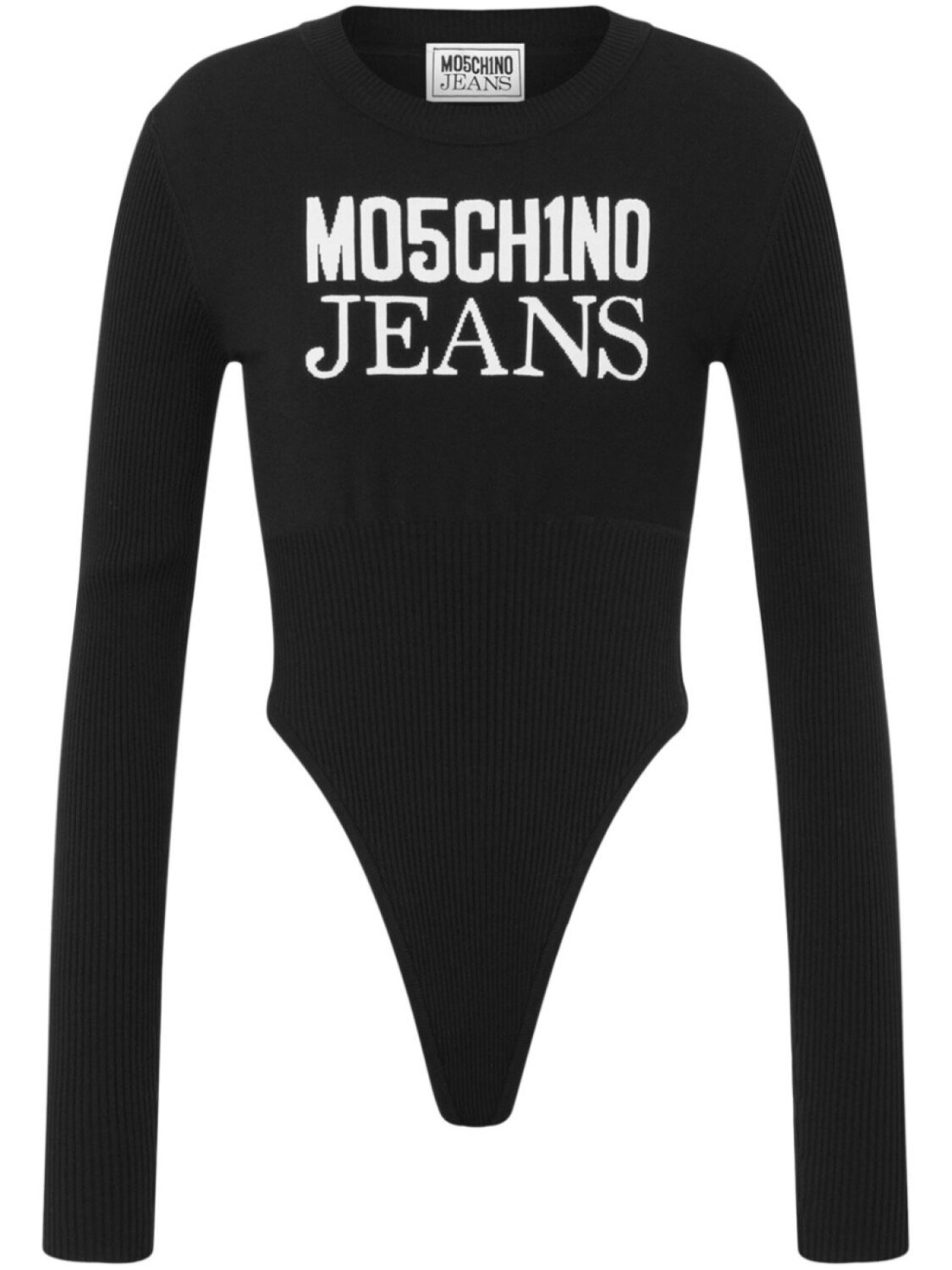 

MOSCHINO JEANS боди с логотипом, черный