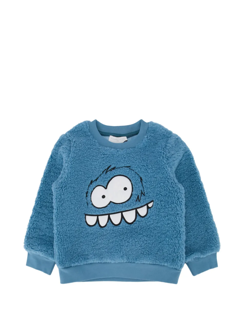 

Свитшот с мотивом монстра Stella Mccartney Kids, синий