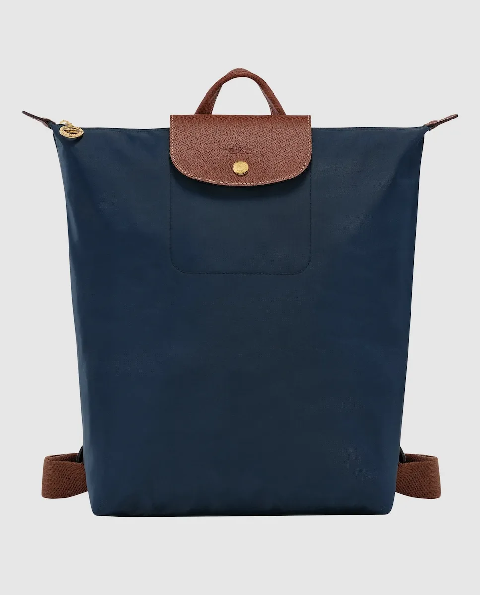 

Женские рюкзаки Le Pliage Original среднего размера Longchamp, темно-синий