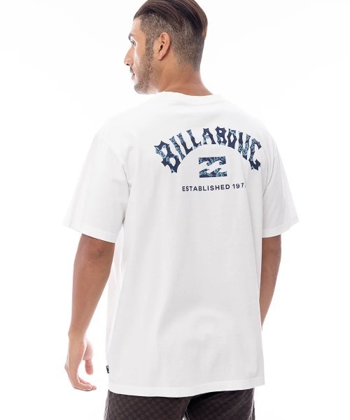 

Мужская футболка с коротким рукавом и принтом на спине Billabong Arch Fill, белый