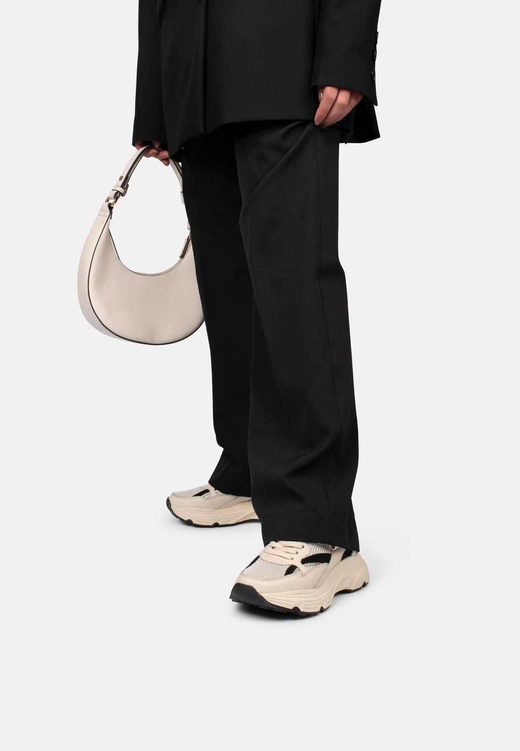 

Кроссовки низкие LOULOU Haboob, цвет black with gold combination