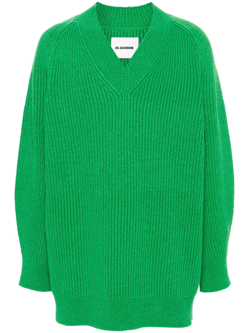 

Джемпер в рубчик JIL SANDER, зеленый