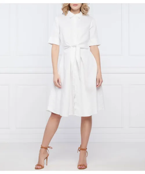 

Льняное платье Вакана Lauren Ralph Lauren, белый