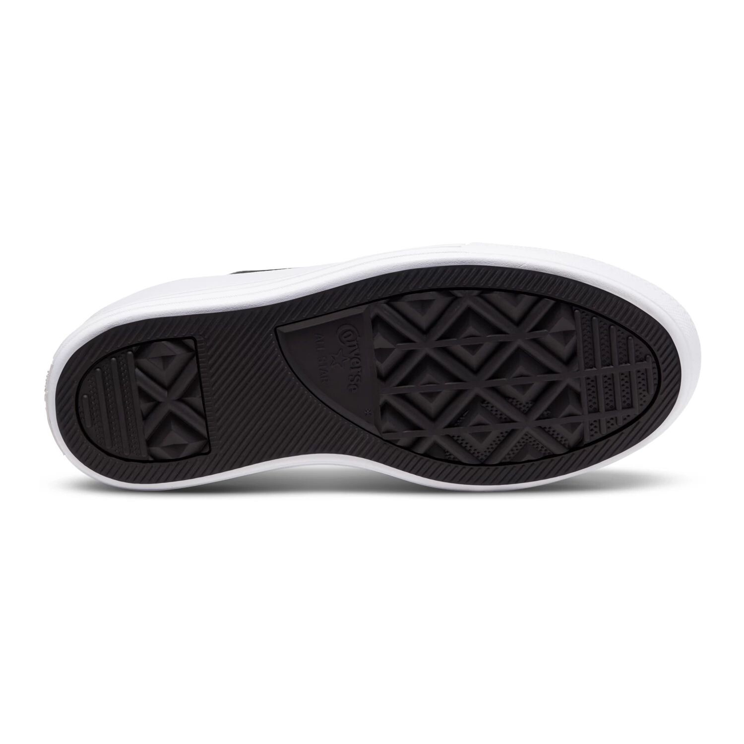 Женские высокие кроссовки на платформе Converse Chuck Taylor All Star Move Converse, черный/белый — фото 3