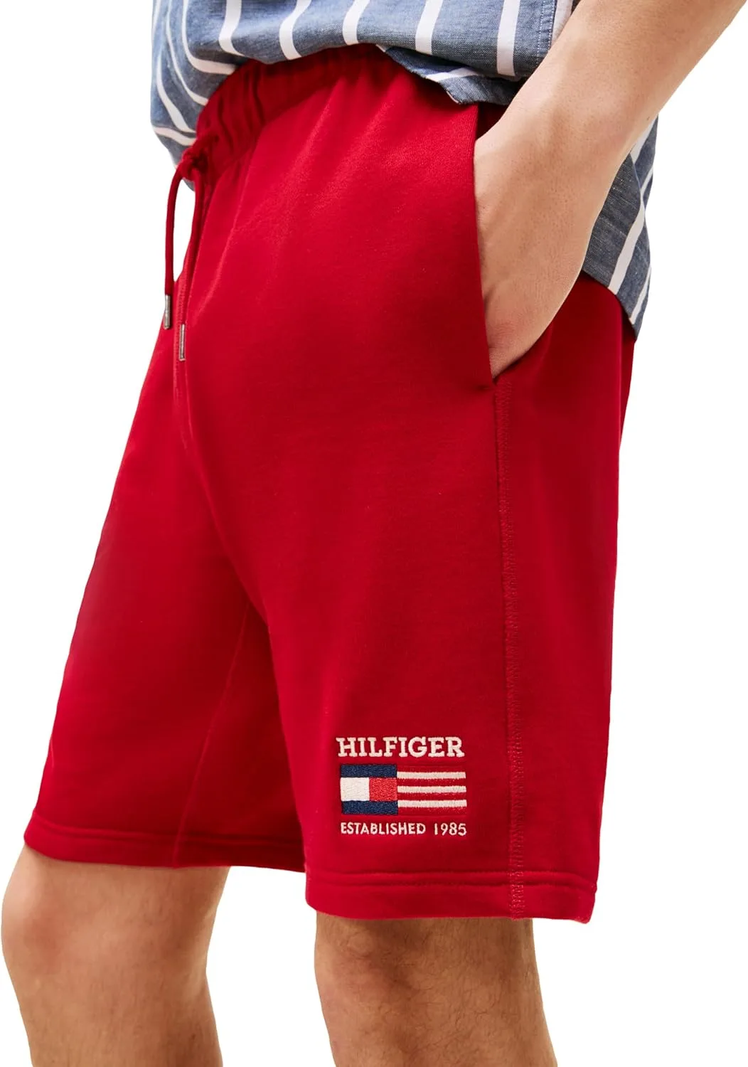 Шорты мужские Tommy Hilfiger из 100% хлопка с кулиской — фото 2