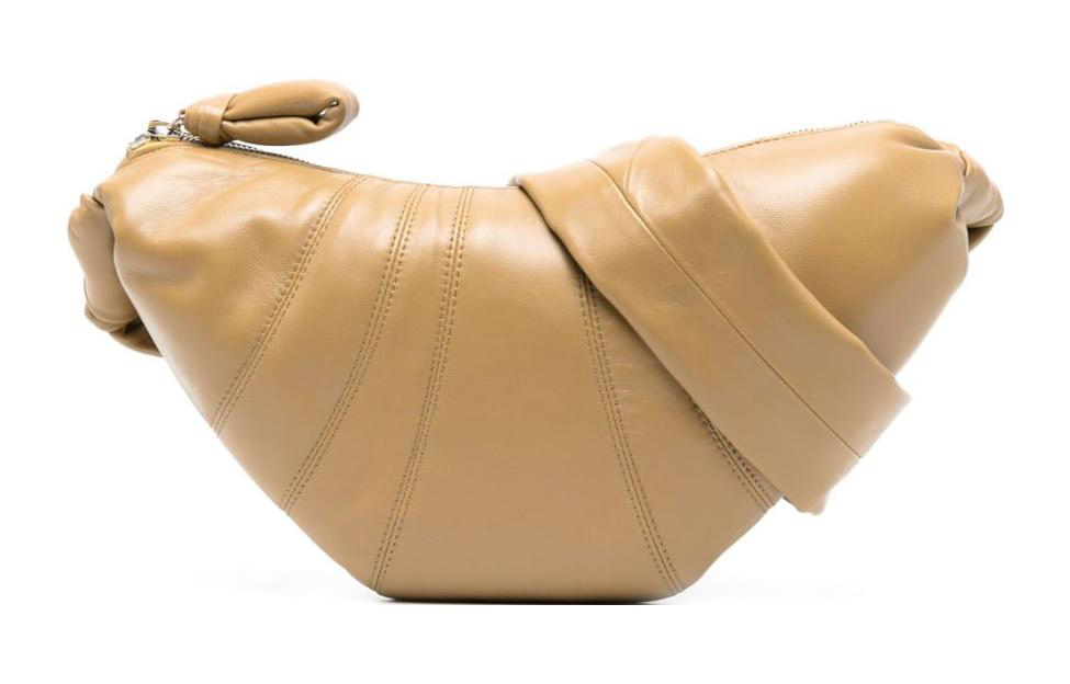 

Lemaire Сумка кросс-боди из овчины серии Круассан женская бежево-желтая