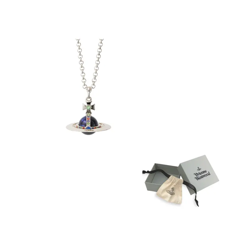 

Латунный кулон/подвеска для мужчин Vivienne Westwood, темный indigo