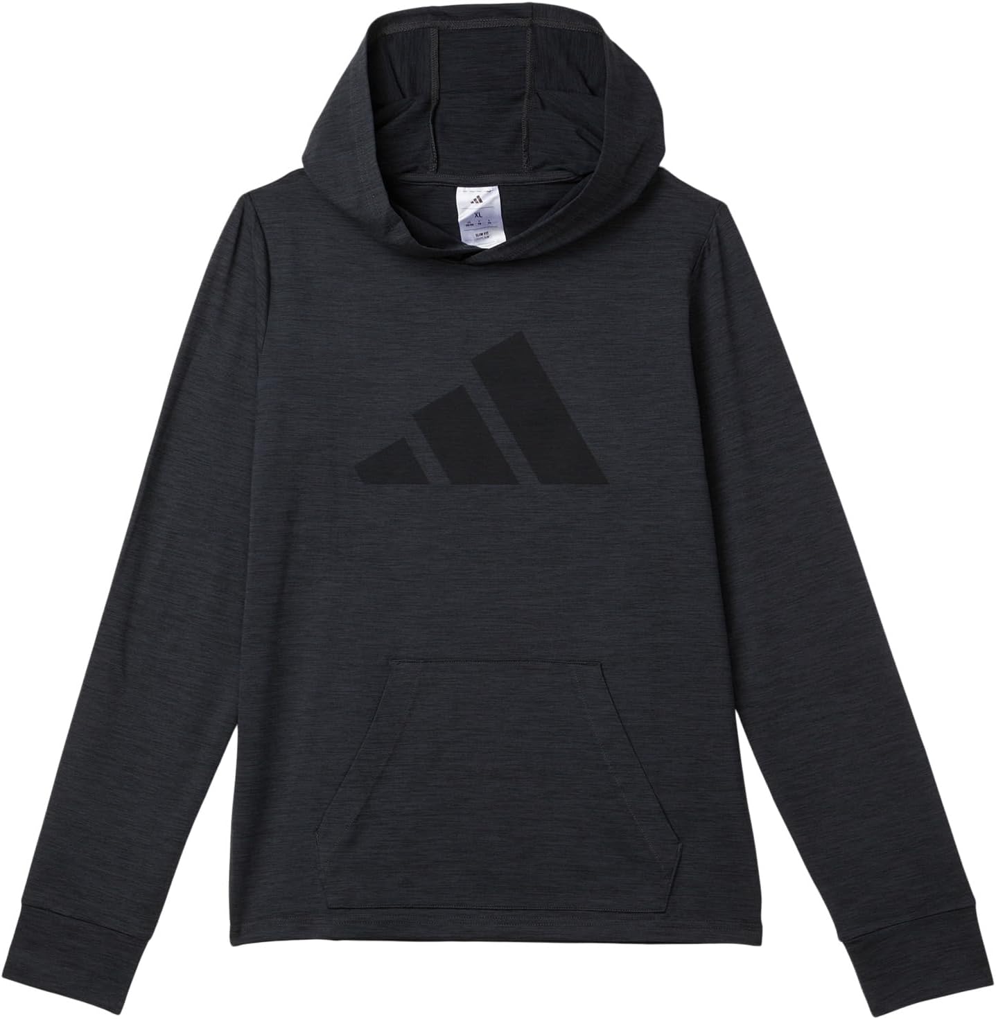 

Пуловер adidas Kids All Sport Poly Hooded Pullover, цвет Grey/Black Melange