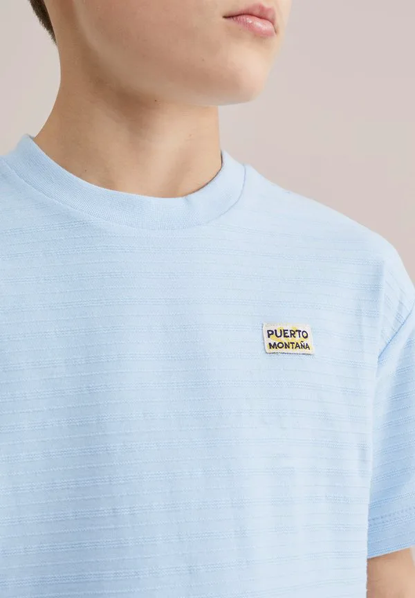 Футболка с принтом We Fashion, Light Blue — фото 3