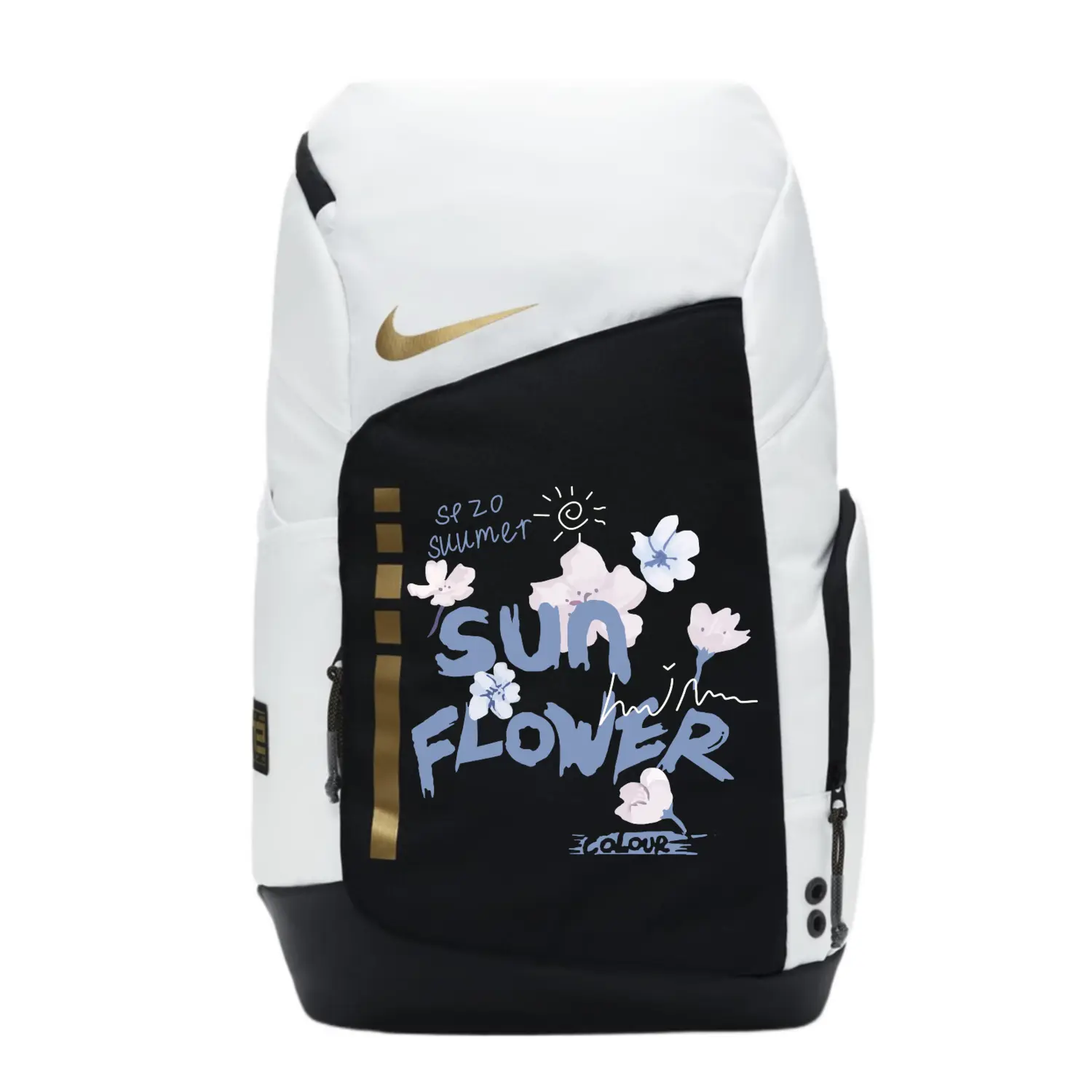 

Nike Тканевый рюкзак унисекс черно-белый, Floral
