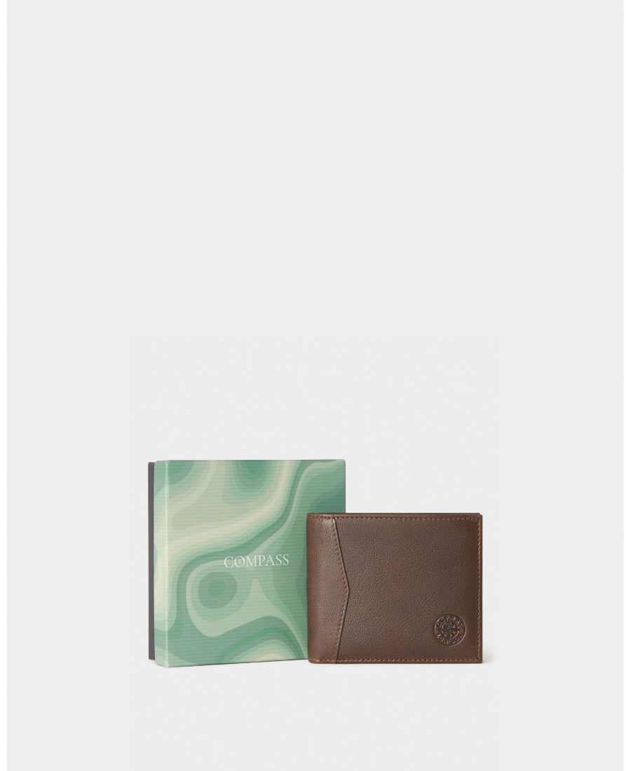 

Мужской кожаный кошелек для монет The Compass Osprey London, Tan