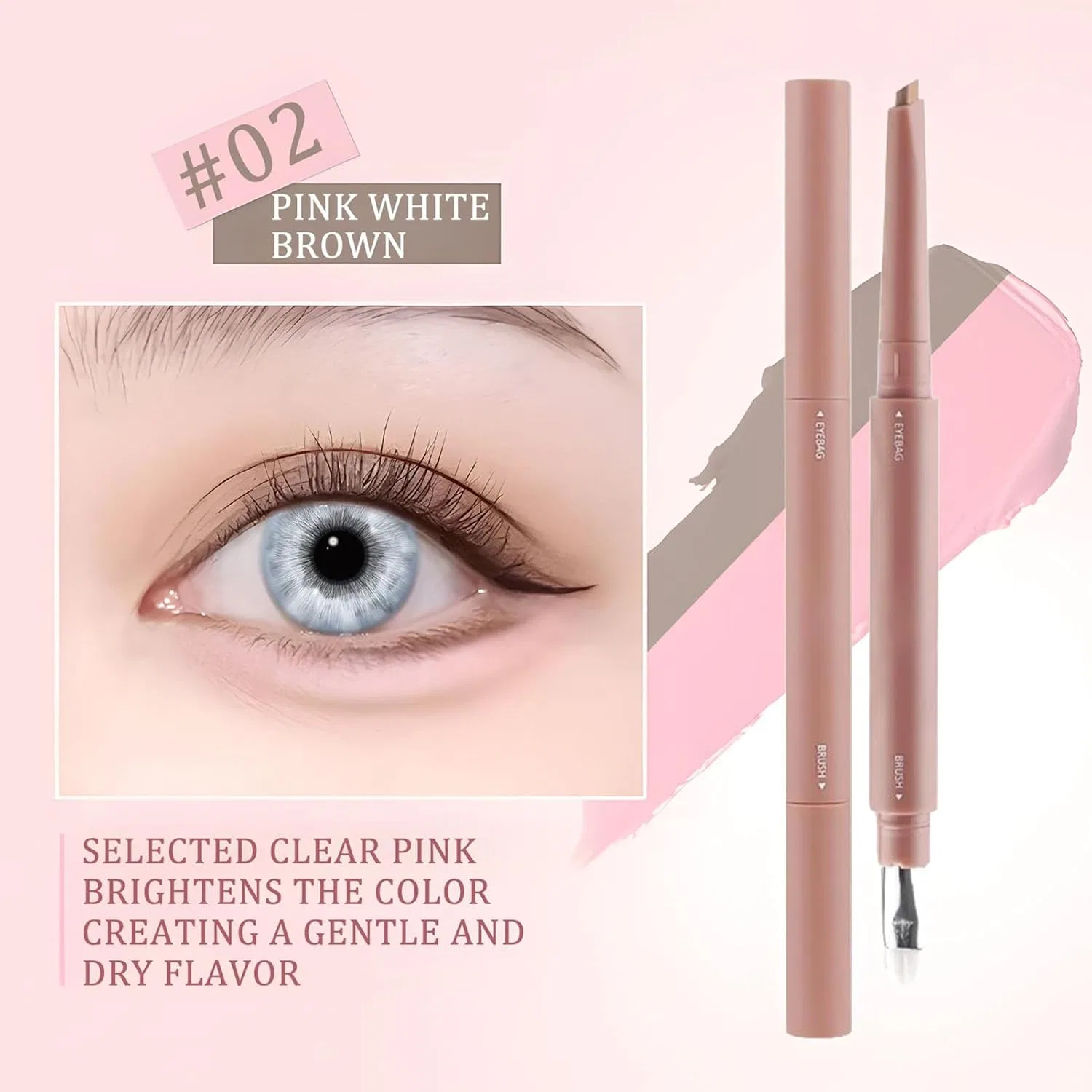 Хайлайтер для глаз Silk Worm Brightening Concealer, 2.5g, цвет 02 — фото 4