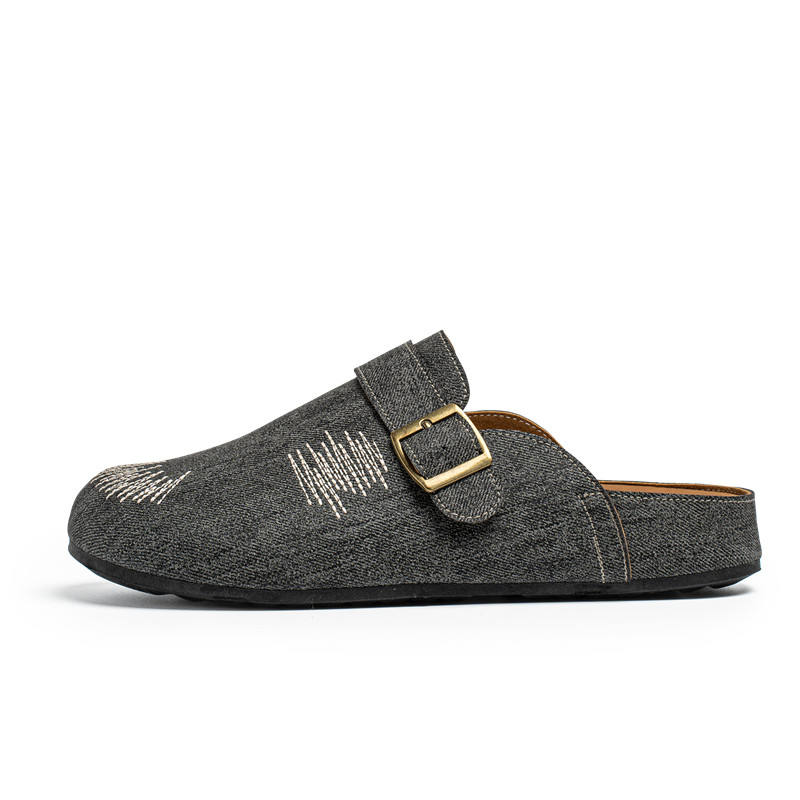 

Тихие сандалии с закрытым носком для мужчин HUANAI, Black