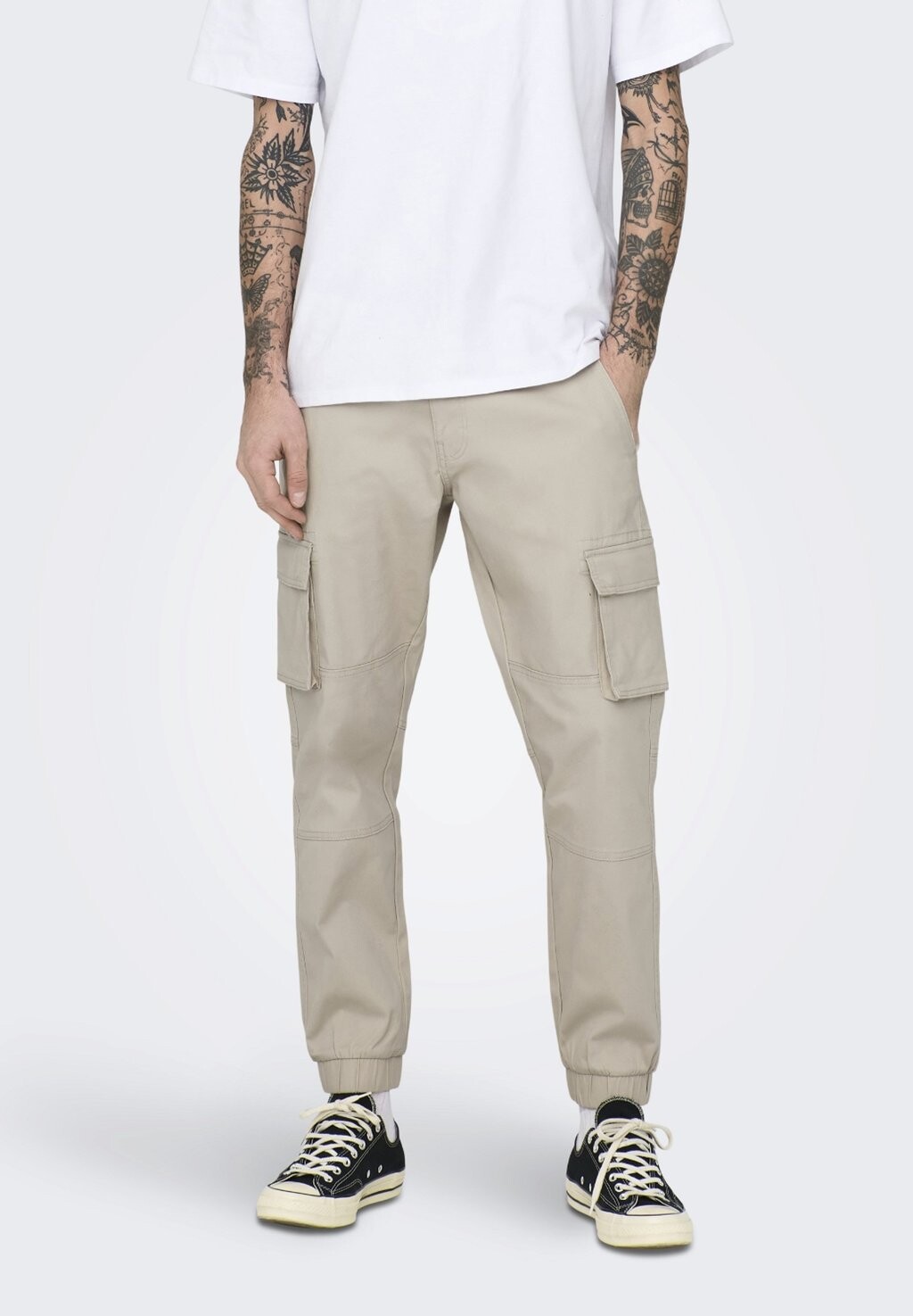 

Брюки-карго ONSCAM STAGE CUFF Only & Sons, серебристая подкладка