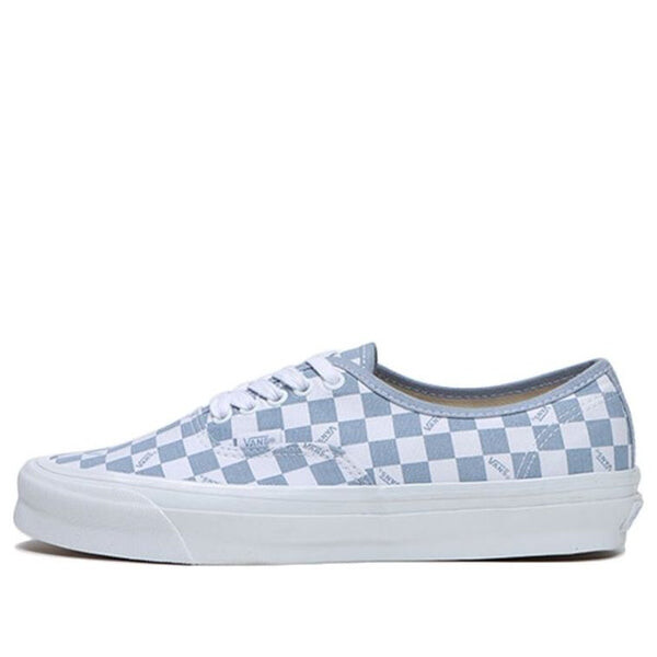 

Кроссовки og authentic lx 'checkerboard - sky blue' Vans, синий