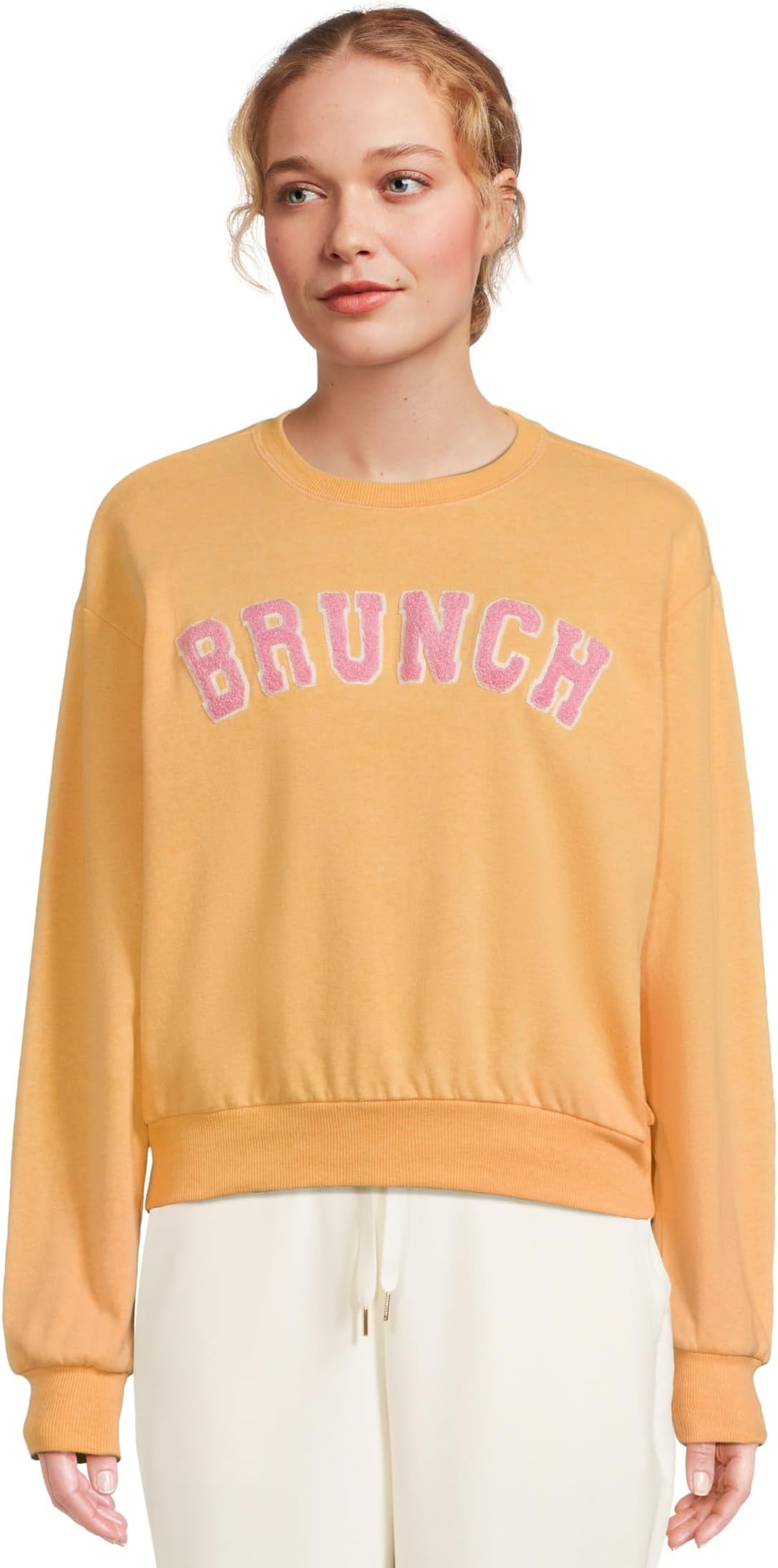 

Толстовка P.J. Salvage Long Sleeve Mimosa Me, цвет Orange Crush