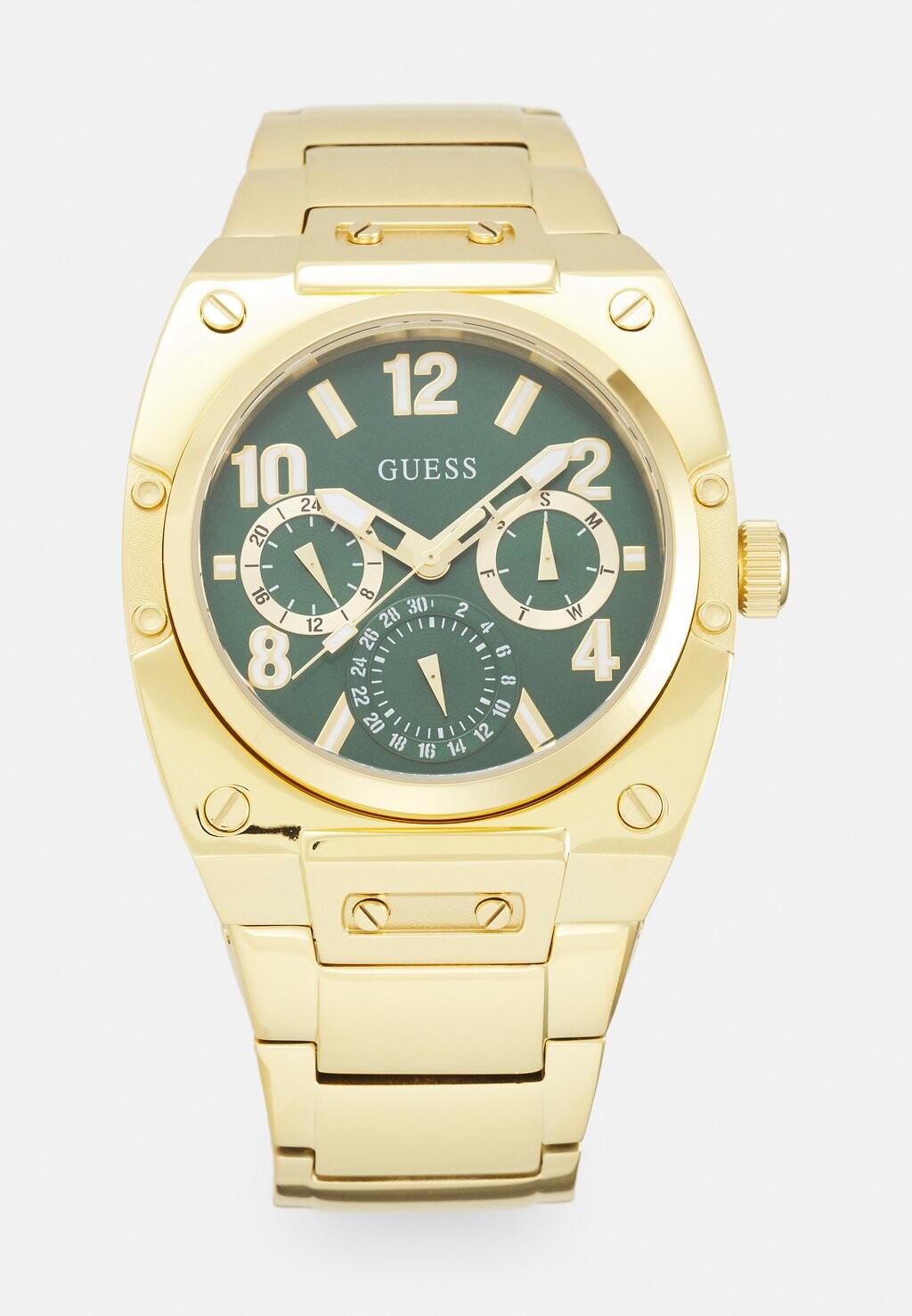 

Часы Prodigy Guess, цвет green sunray/gold tone