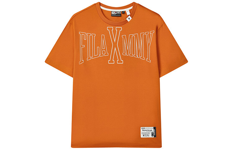 

Футболка Mihara Yasuhiro X для мужчин Dead Leaf Orange Fila, оранжевый
