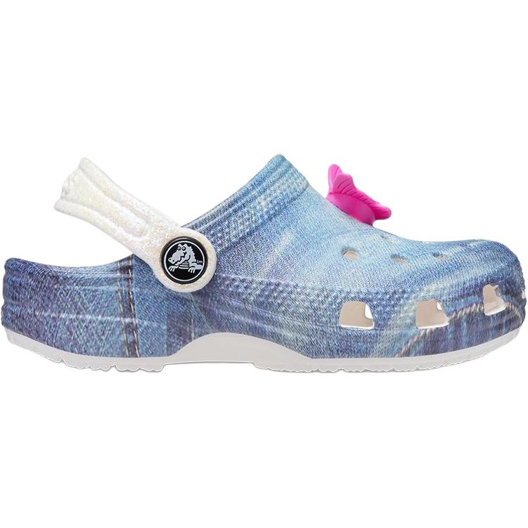 Crocs Классические клоги slip resistant abrasion resistant низкие детские ботинки blue для малышей — фото 3