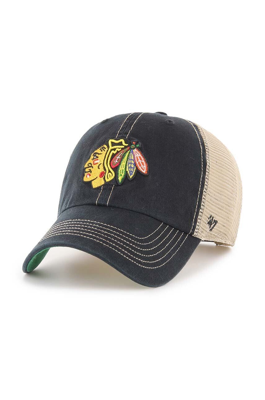 

Бейсбольная кепка 47 бренда NHL Chicago Blackhawks 47 Brand, черный