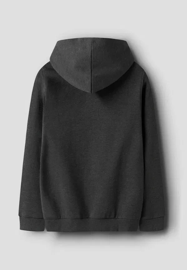Толстовка Name It Nkmvimo card bru zip up, темно-серый меланж — фото 2