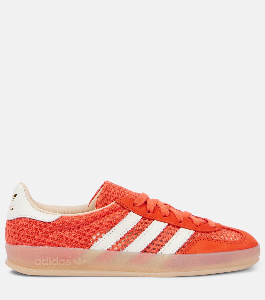 Gazelle Кроссовки Indoor с кожаными вставками Adidas, Glory Amber/Off White/Magic — фото 4