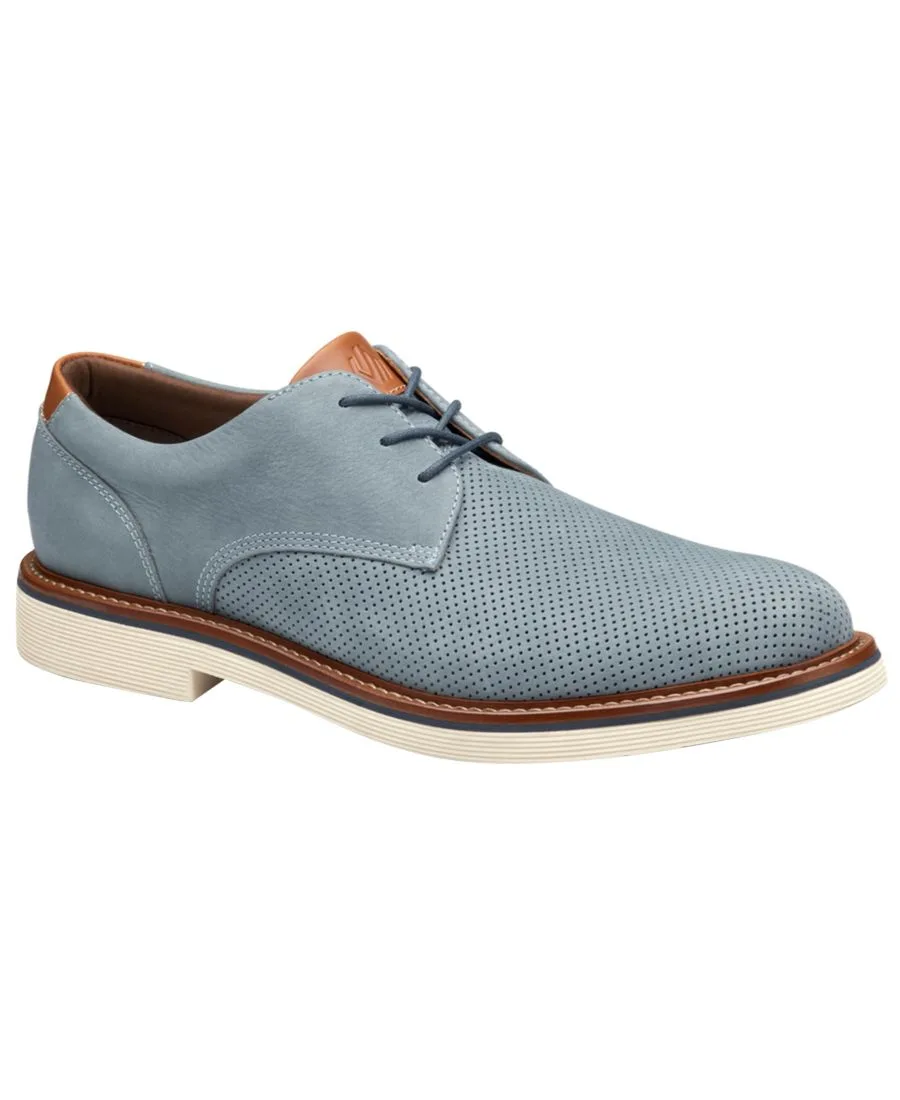 Men's Tyson Perfed Plain Toe Johnston & Murphy, denim синий