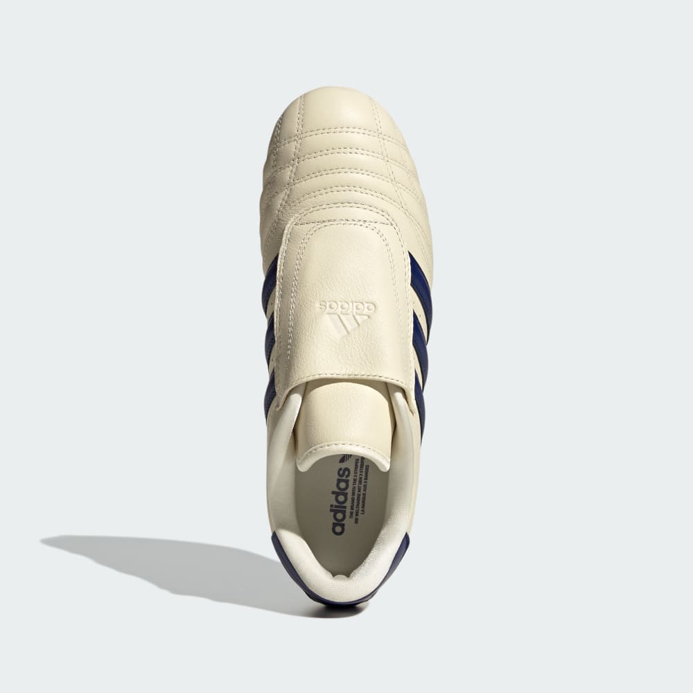 Кроссовки Adidas Taekwondo Shoe, цвет Cream White/Victory Blue/Gum — фото 2