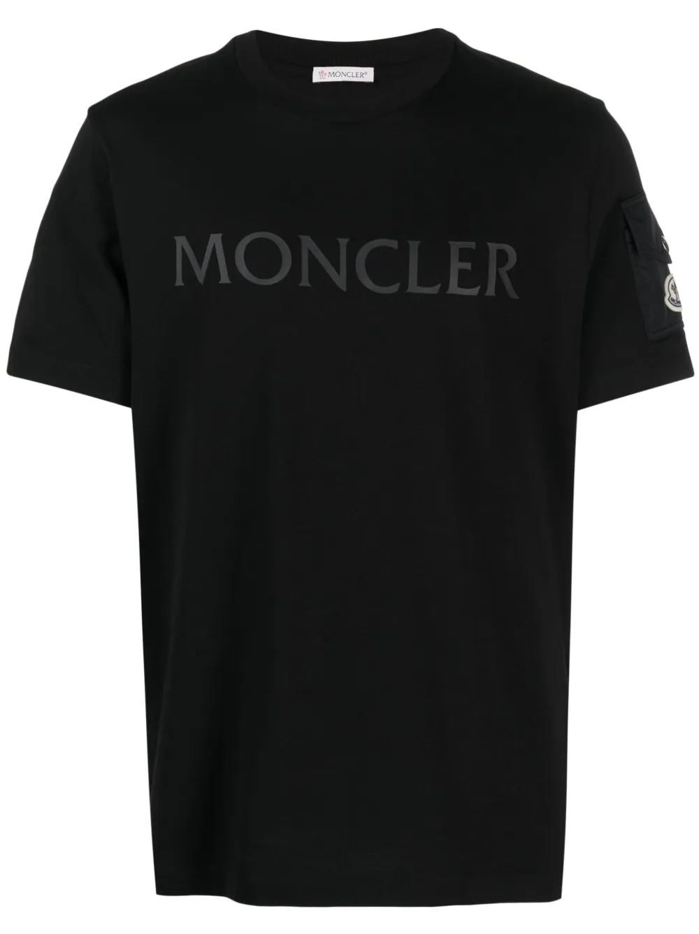 

Футболка с логотипом MONCLER, черный
