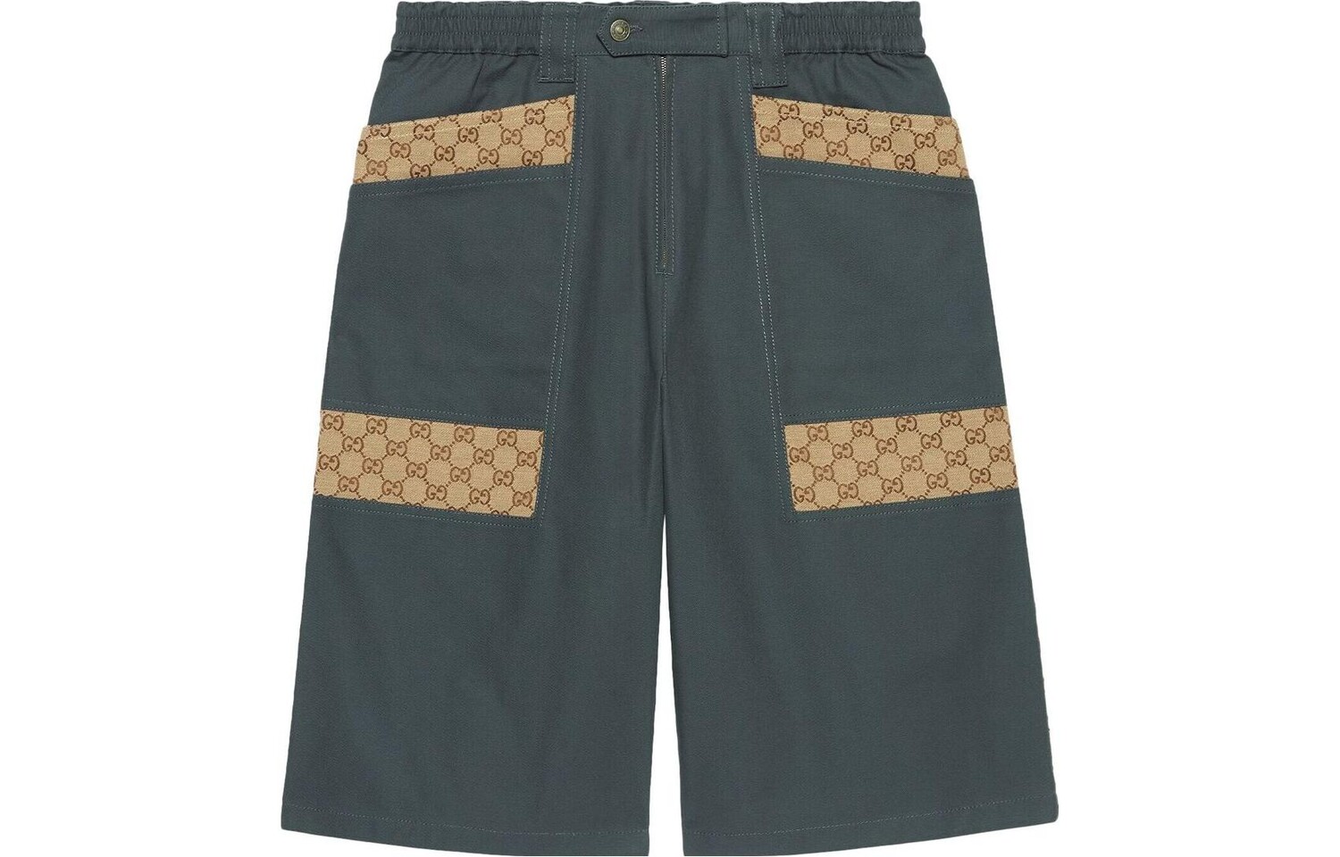 

Повседневные шорты мужские Синие/Серые Gucci, синий/серый