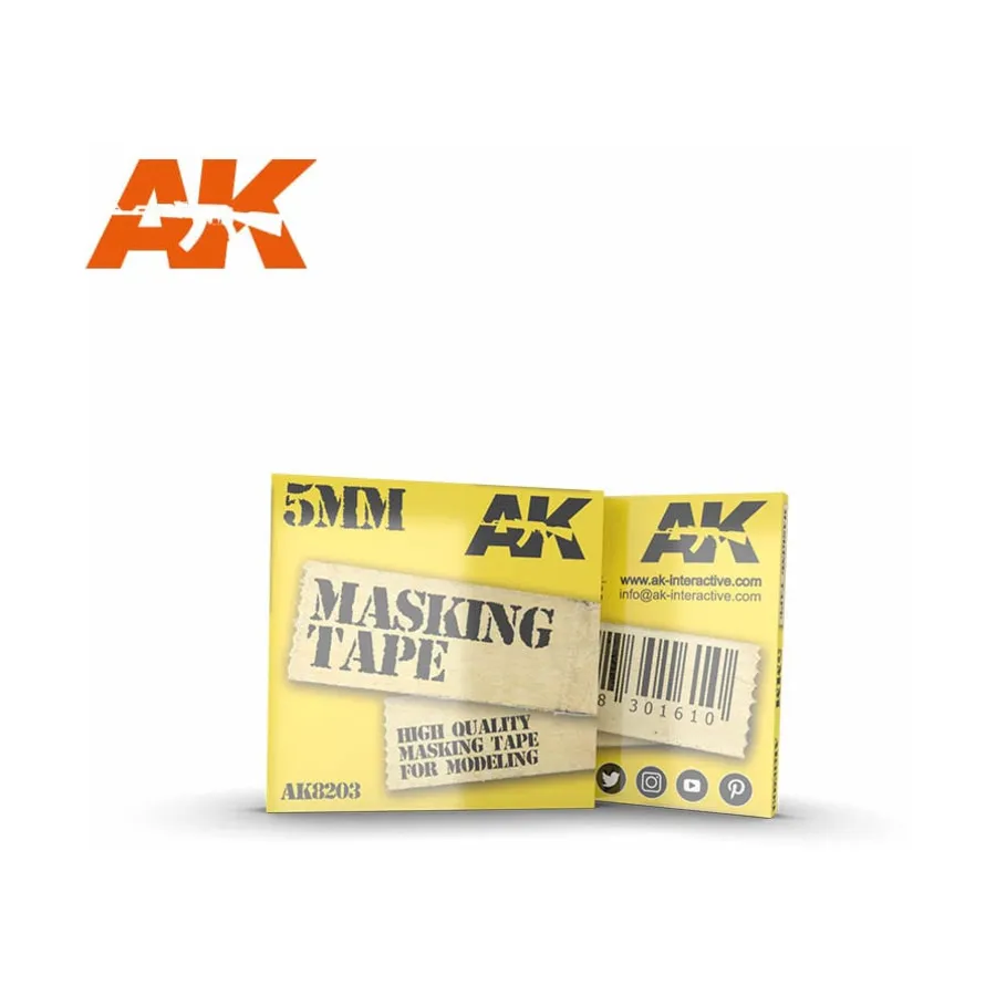

Малярный скотч 5мм, Supplies & Accessories (AK-Interactive)