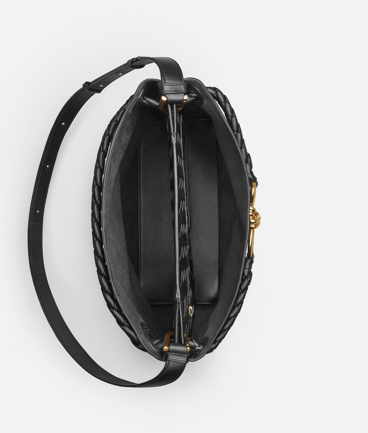 Andiamo bucket BOTTEGA VENETA, черный — фото 3
