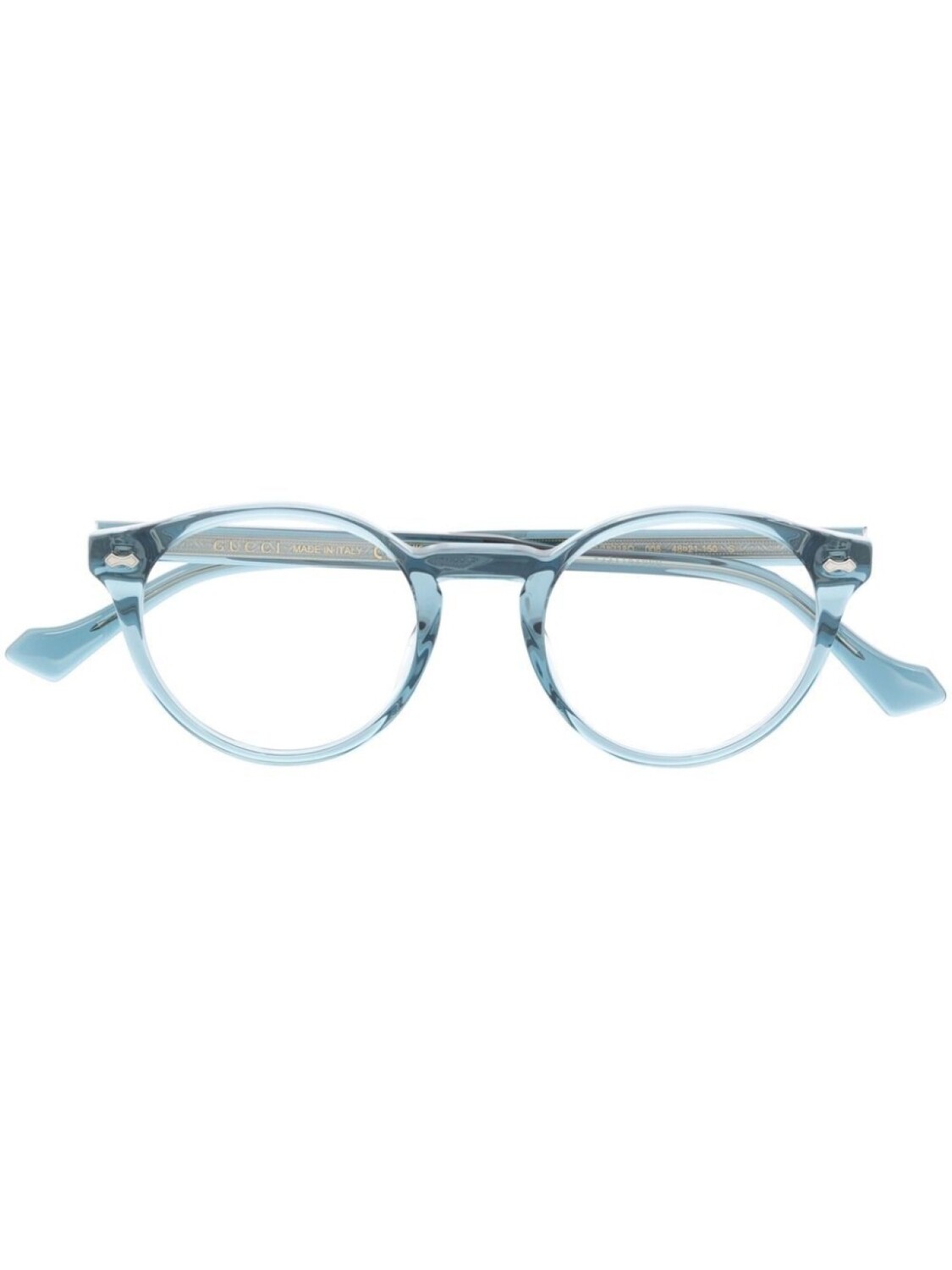 

Очки в круглой оправе Gucci Eyewear, синий