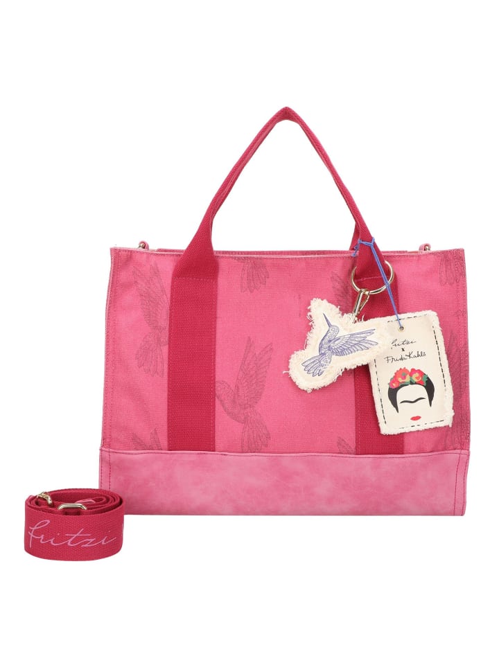 

Сумка-шоппер Fritzi x Frida Kahlo 40 см розового цвета Fritzi aus Preußen